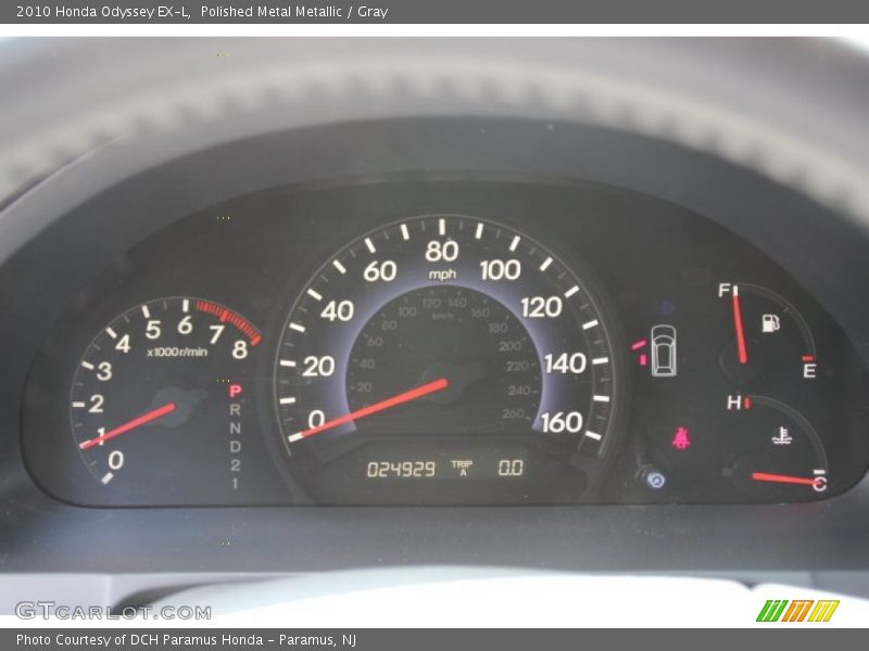 Polished Metal Metallic / Gray 2010 Honda Odyssey EX-L