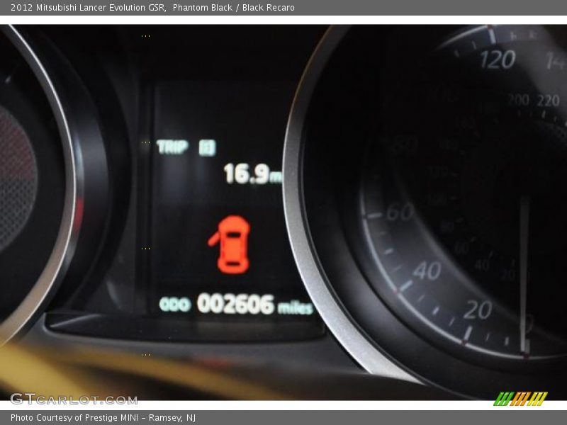 Phantom Black / Black Recaro 2012 Mitsubishi Lancer Evolution GSR