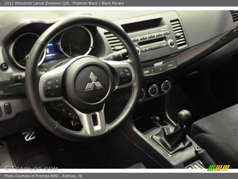 Dashboard of 2012 Lancer Evolution GSR