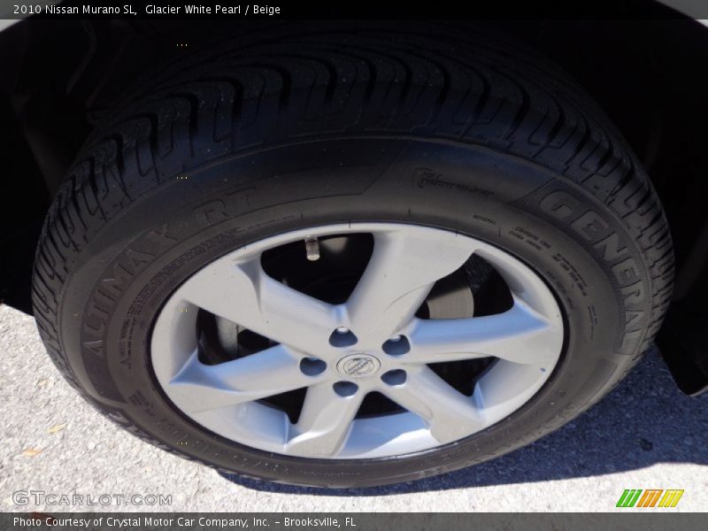 Glacier White Pearl / Beige 2010 Nissan Murano SL