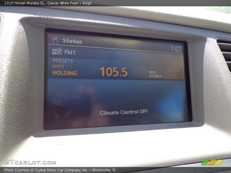 Glacier White Pearl / Beige 2010 Nissan Murano SL
