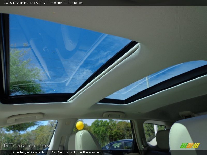 Glacier White Pearl / Beige 2010 Nissan Murano SL