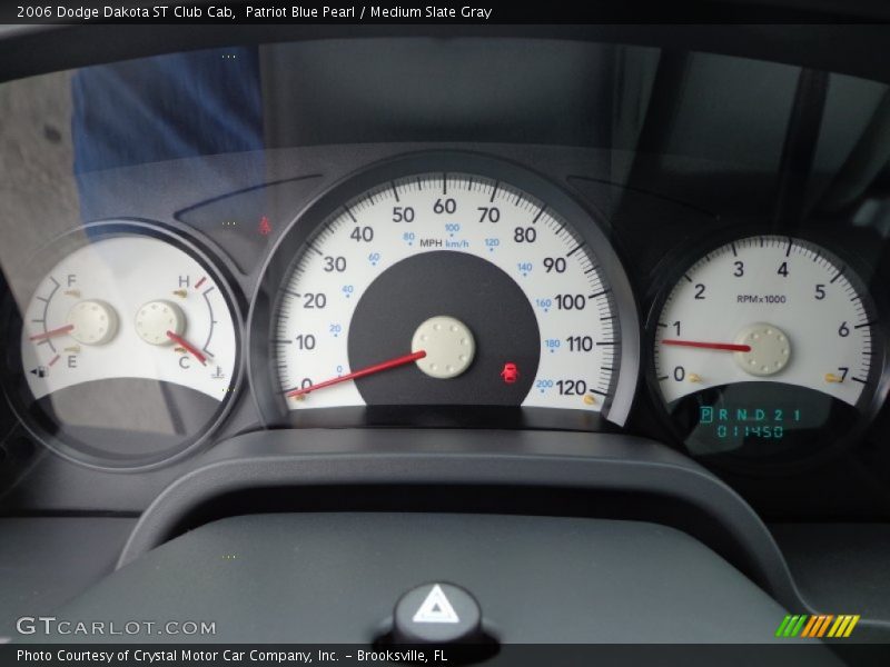 Patriot Blue Pearl / Medium Slate Gray 2006 Dodge Dakota ST Club Cab