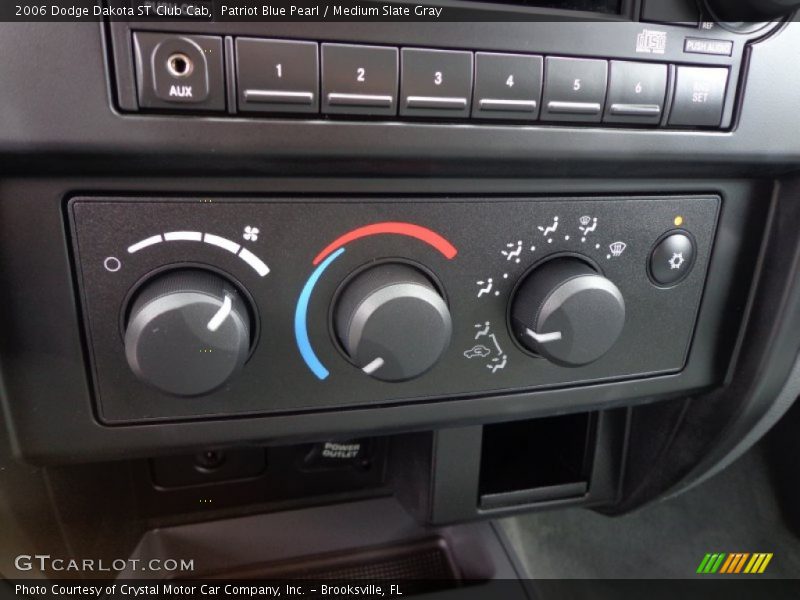 Patriot Blue Pearl / Medium Slate Gray 2006 Dodge Dakota ST Club Cab