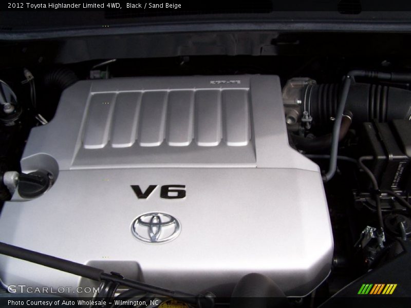 Black / Sand Beige 2012 Toyota Highlander Limited 4WD