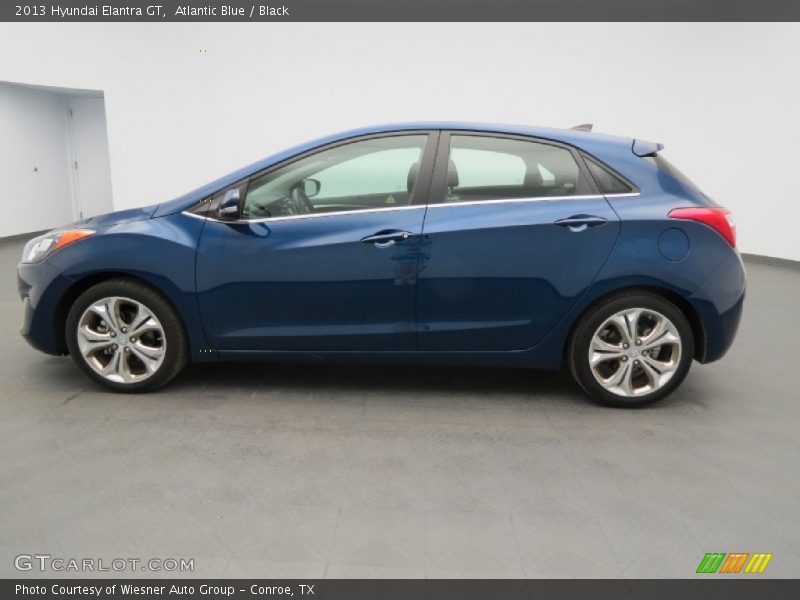 Atlantic Blue / Black 2013 Hyundai Elantra GT