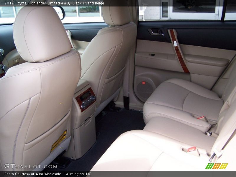 Black / Sand Beige 2012 Toyota Highlander Limited 4WD