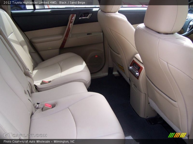 Black / Sand Beige 2012 Toyota Highlander Limited 4WD