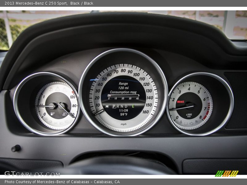 Black / Black 2013 Mercedes-Benz C 250 Sport