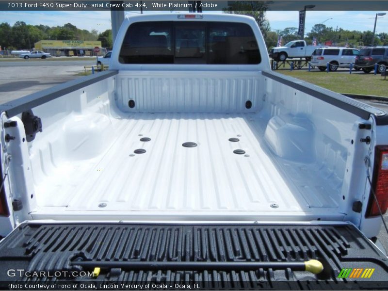 White Platinum / Adobe 2013 Ford F450 Super Duty Lariat Crew Cab 4x4