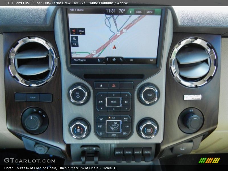 Controls of 2013 F450 Super Duty Lariat Crew Cab 4x4