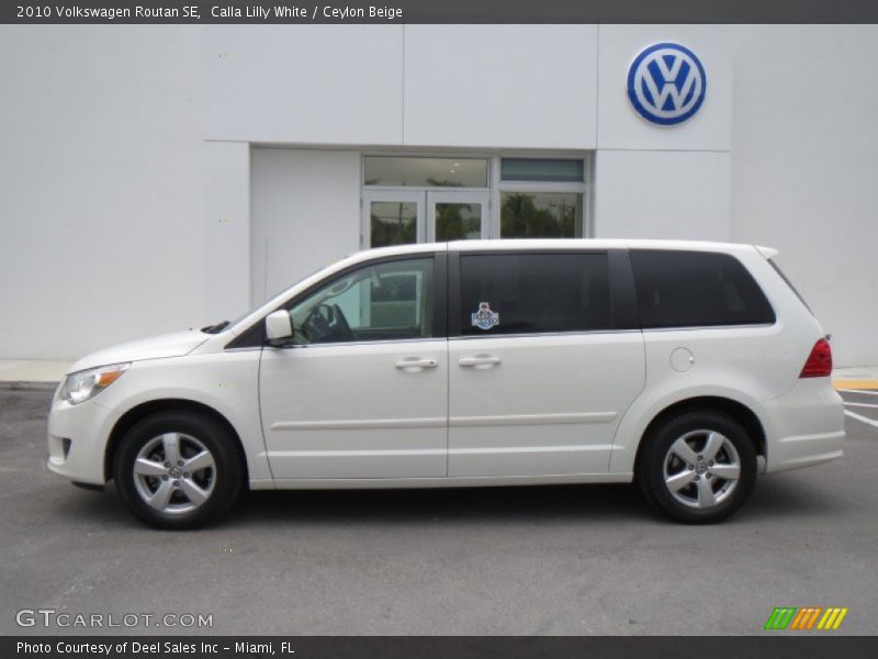 Calla Lilly White / Ceylon Beige 2010 Volkswagen Routan SE