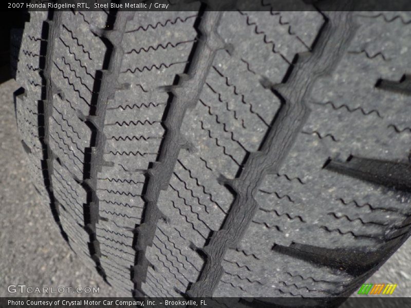 Steel Blue Metallic / Gray 2007 Honda Ridgeline RTL