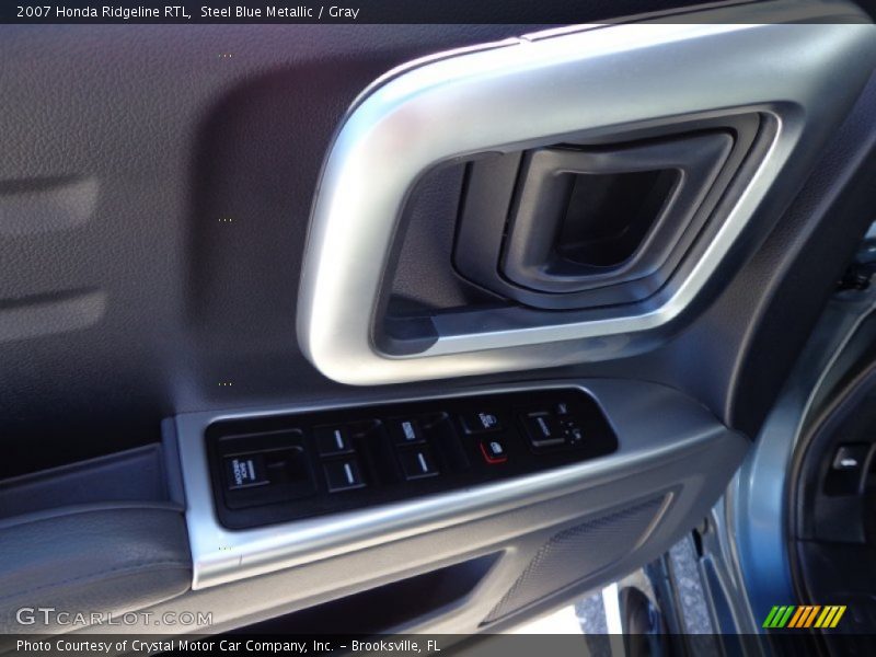 Steel Blue Metallic / Gray 2007 Honda Ridgeline RTL