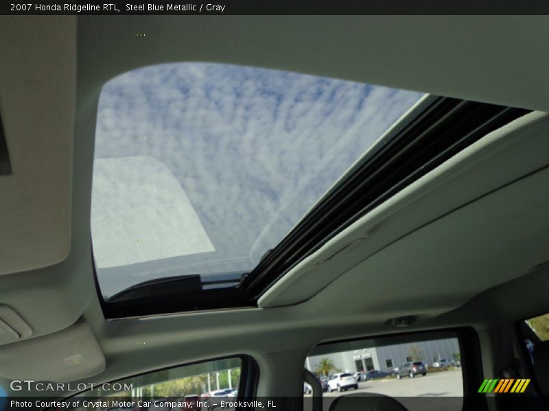 Steel Blue Metallic / Gray 2007 Honda Ridgeline RTL
