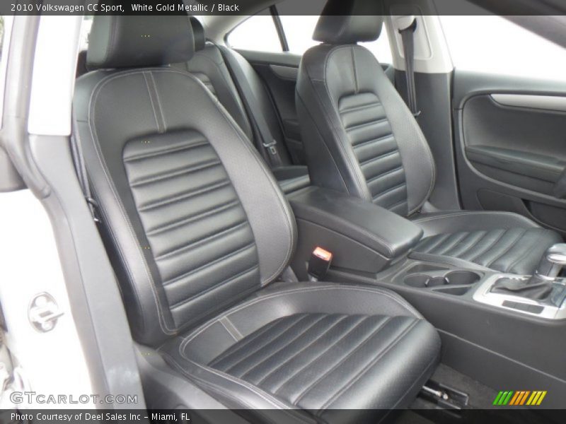 White Gold Metallic / Black 2010 Volkswagen CC Sport