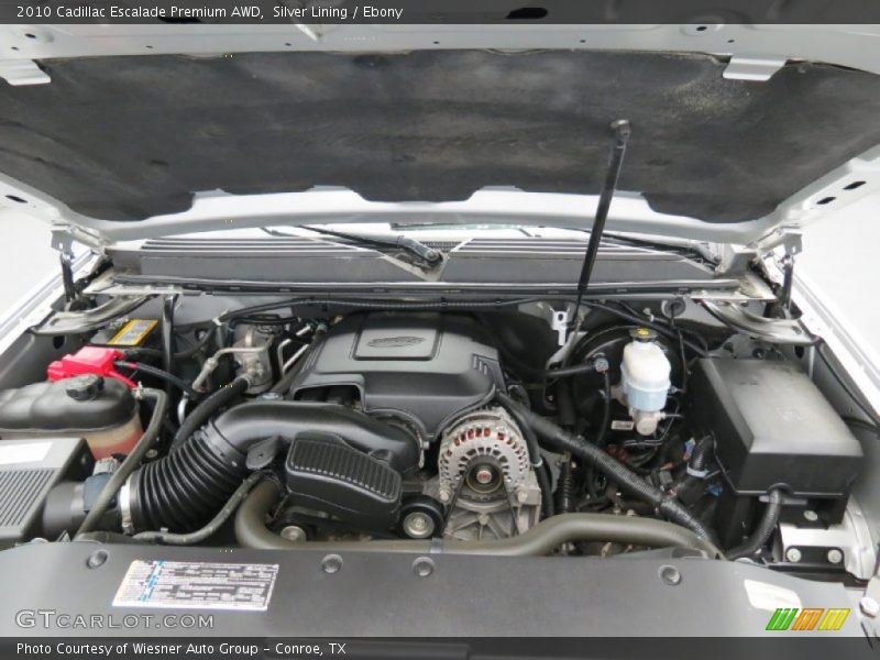  2010 Escalade Premium AWD Engine - 6.2 Liter OHV 16-Valve VVT Flex-Fuel V8