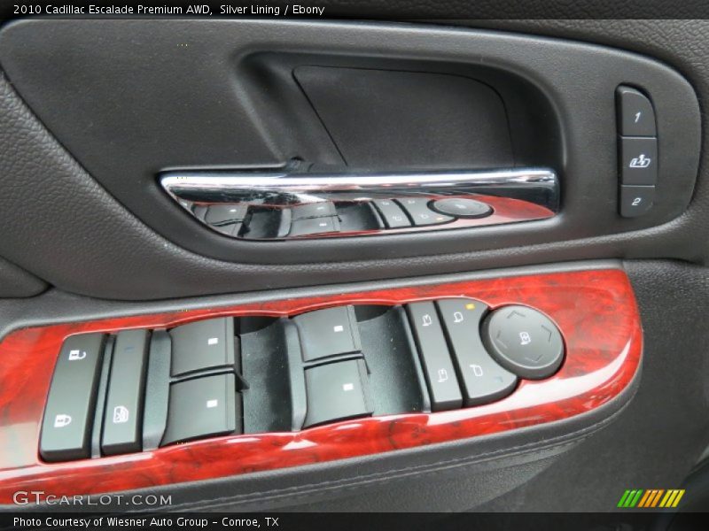 Silver Lining / Ebony 2010 Cadillac Escalade Premium AWD