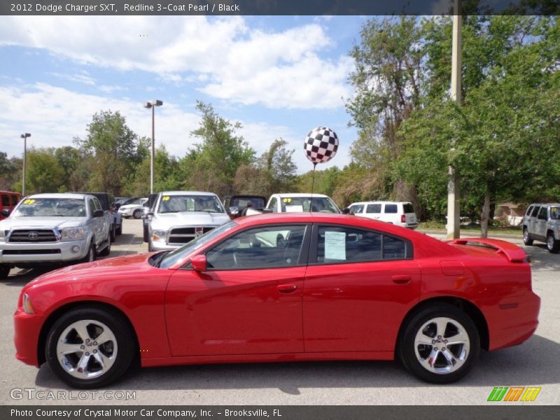 Redline 3-Coat Pearl / Black 2012 Dodge Charger SXT