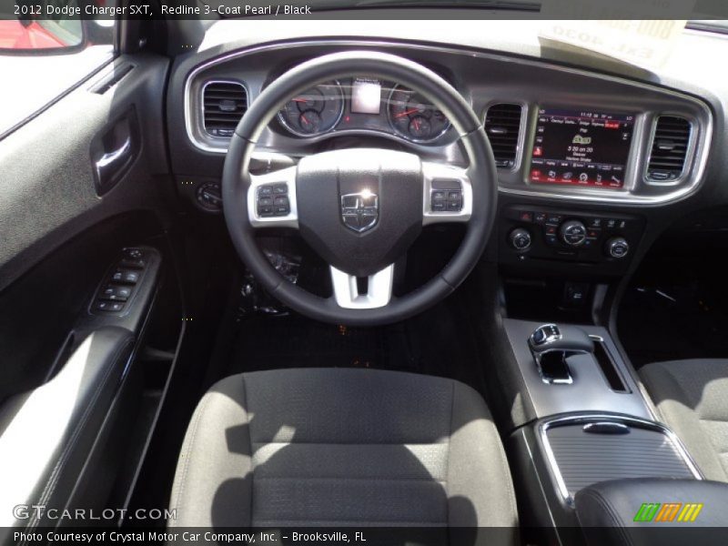 Redline 3-Coat Pearl / Black 2012 Dodge Charger SXT