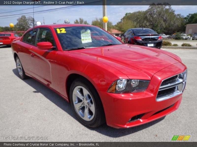 Redline 3-Coat Pearl / Black 2012 Dodge Charger SXT