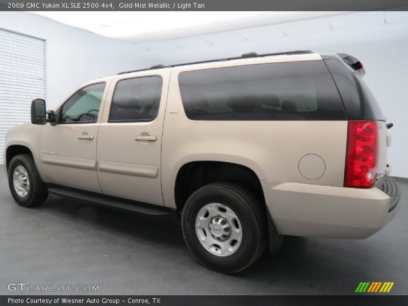 Gold Mist Metallic / Light Tan 2009 GMC Yukon XL SLE 2500 4x4