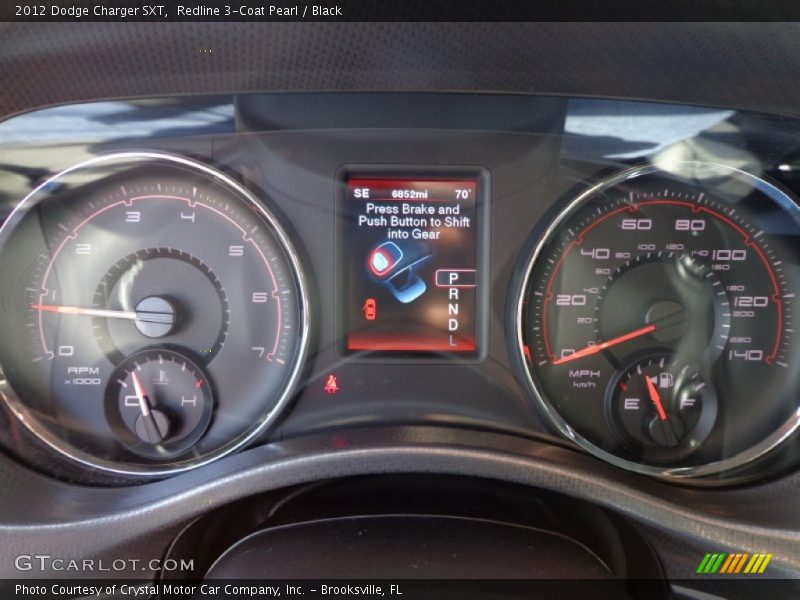 Redline 3-Coat Pearl / Black 2012 Dodge Charger SXT