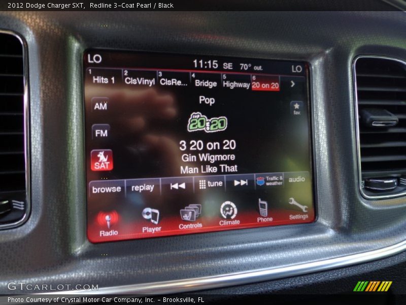 Redline 3-Coat Pearl / Black 2012 Dodge Charger SXT