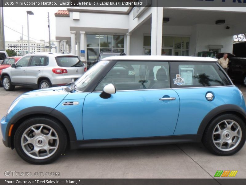 Electric Blue Metallic / Lapis Blue/Panther Black 2005 Mini Cooper S Hardtop