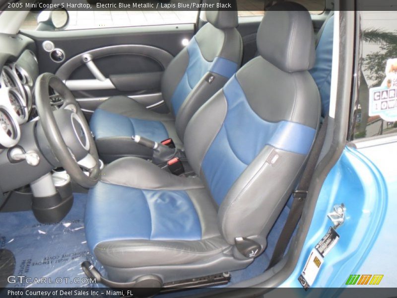  2005 Cooper S Hardtop Lapis Blue/Panther Black Interior