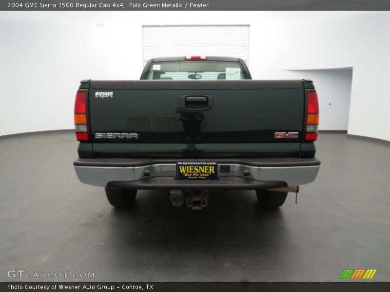 Polo Green Metallic / Pewter 2004 GMC Sierra 1500 Regular Cab 4x4