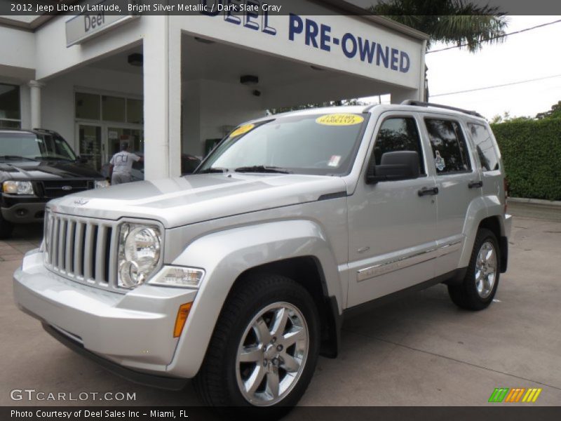 Bright Silver Metallic / Dark Slate Gray 2012 Jeep Liberty Latitude