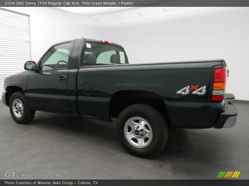 Polo Green Metallic / Pewter 2004 GMC Sierra 1500 Regular Cab 4x4