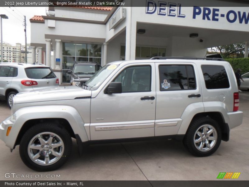 Bright Silver Metallic / Dark Slate Gray 2012 Jeep Liberty Latitude