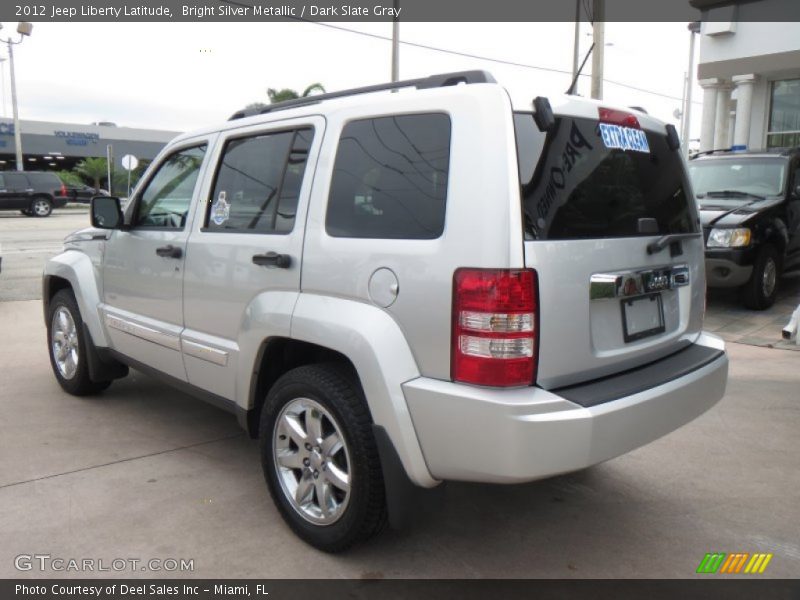 Bright Silver Metallic / Dark Slate Gray 2012 Jeep Liberty Latitude