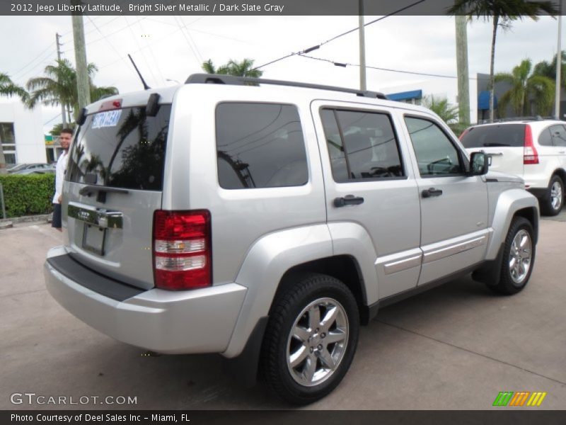Bright Silver Metallic / Dark Slate Gray 2012 Jeep Liberty Latitude