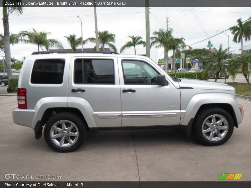 Bright Silver Metallic / Dark Slate Gray 2012 Jeep Liberty Latitude