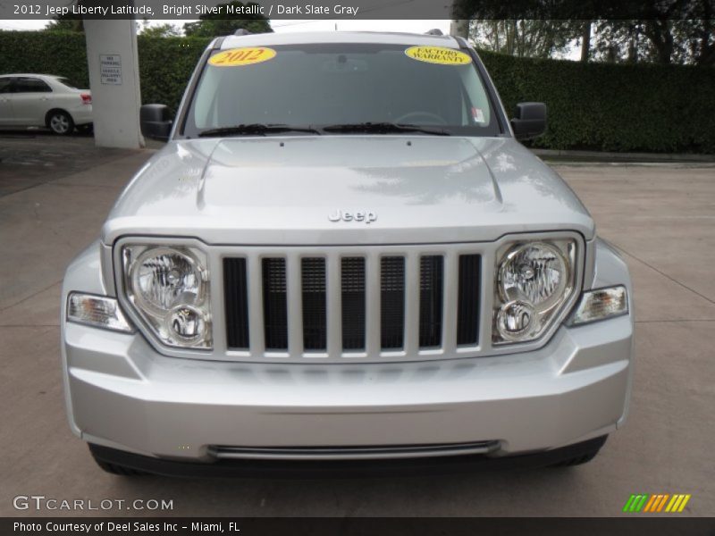 Bright Silver Metallic / Dark Slate Gray 2012 Jeep Liberty Latitude