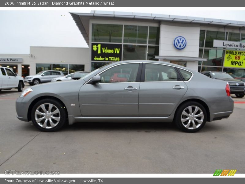 Diamond Graphite Metallic / Wheat 2006 Infiniti M 35 Sedan