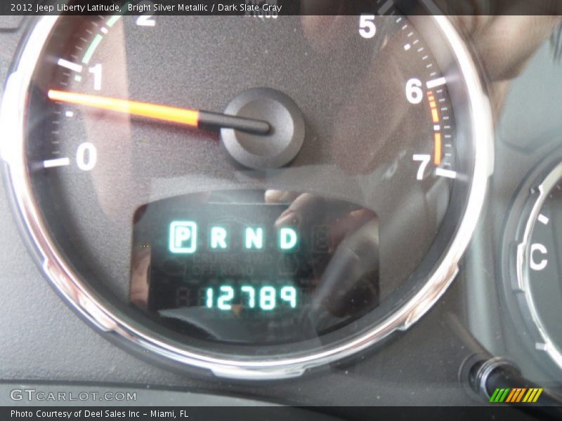 Bright Silver Metallic / Dark Slate Gray 2012 Jeep Liberty Latitude