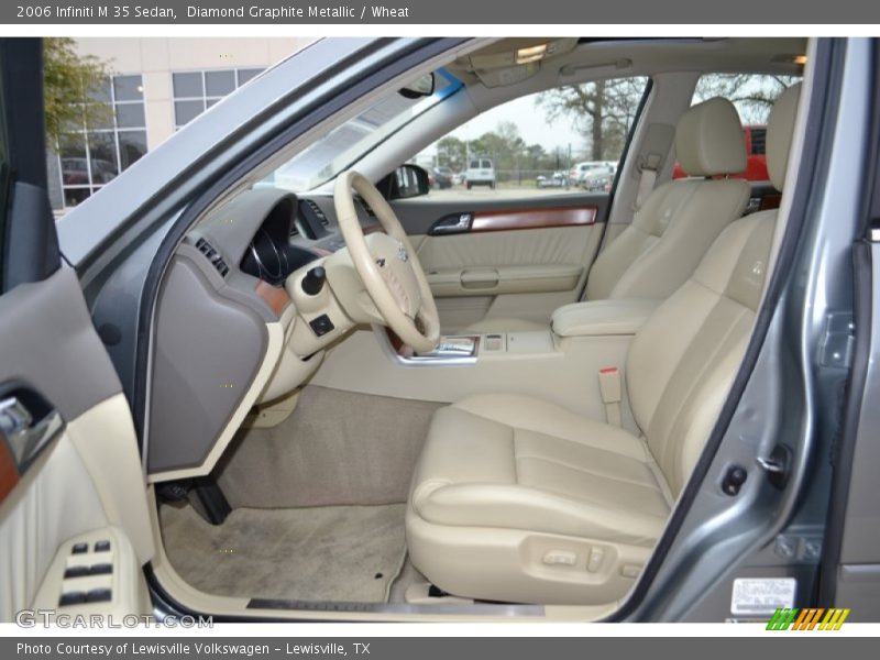 Diamond Graphite Metallic / Wheat 2006 Infiniti M 35 Sedan