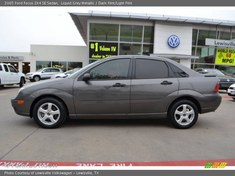 Liquid Grey Metallic / Dark Flint/Light Flint 2005 Ford Focus ZX4 SE Sedan