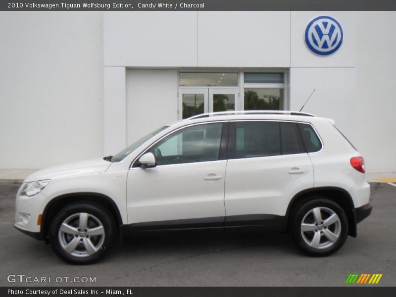 Candy White / Charcoal 2010 Volkswagen Tiguan Wolfsburg Edition