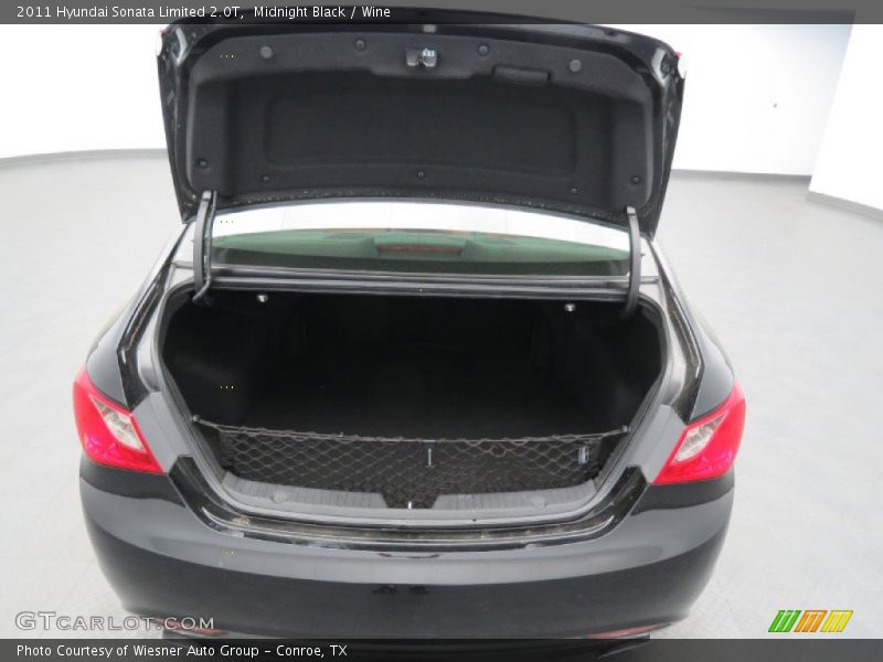 Midnight Black / Wine 2011 Hyundai Sonata Limited 2.0T