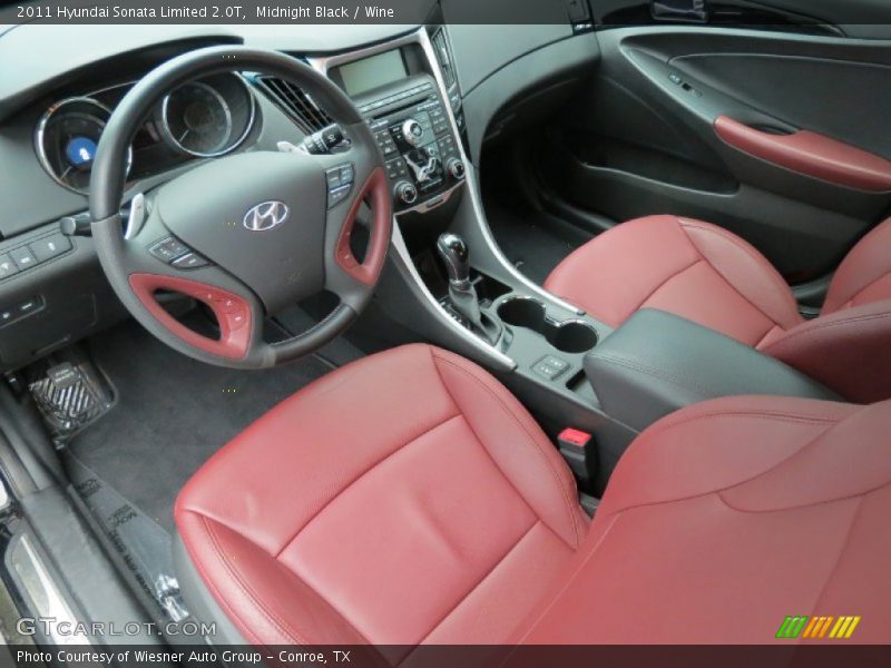 Wine Interior - 2011 Sonata Limited 2.0T 