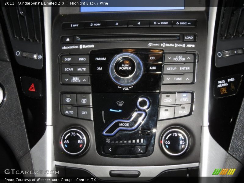 Controls of 2011 Sonata Limited 2.0T