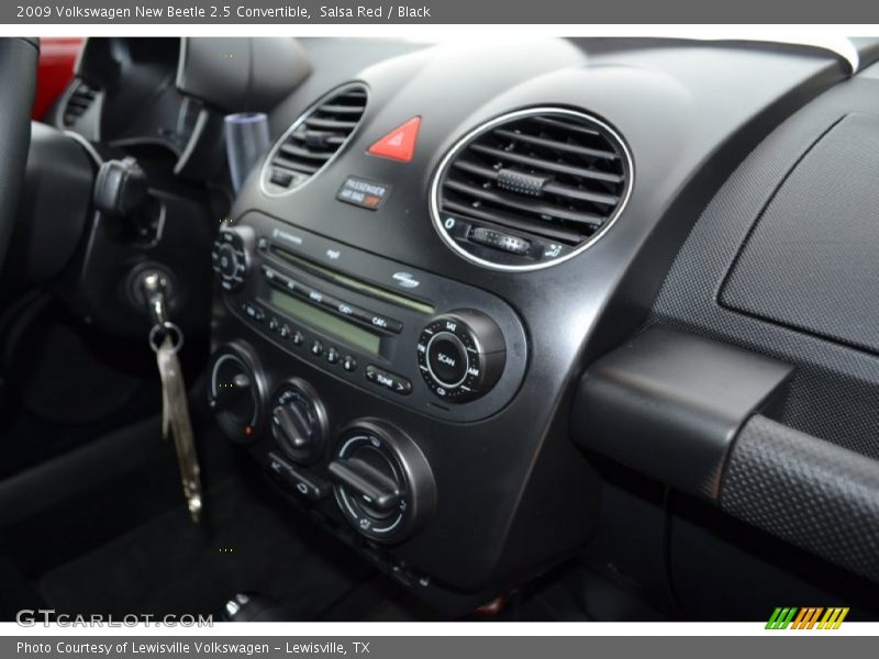 Salsa Red / Black 2009 Volkswagen New Beetle 2.5 Convertible