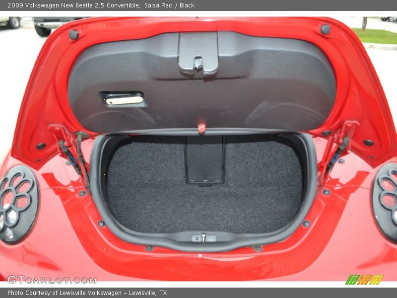 Salsa Red / Black 2009 Volkswagen New Beetle 2.5 Convertible
