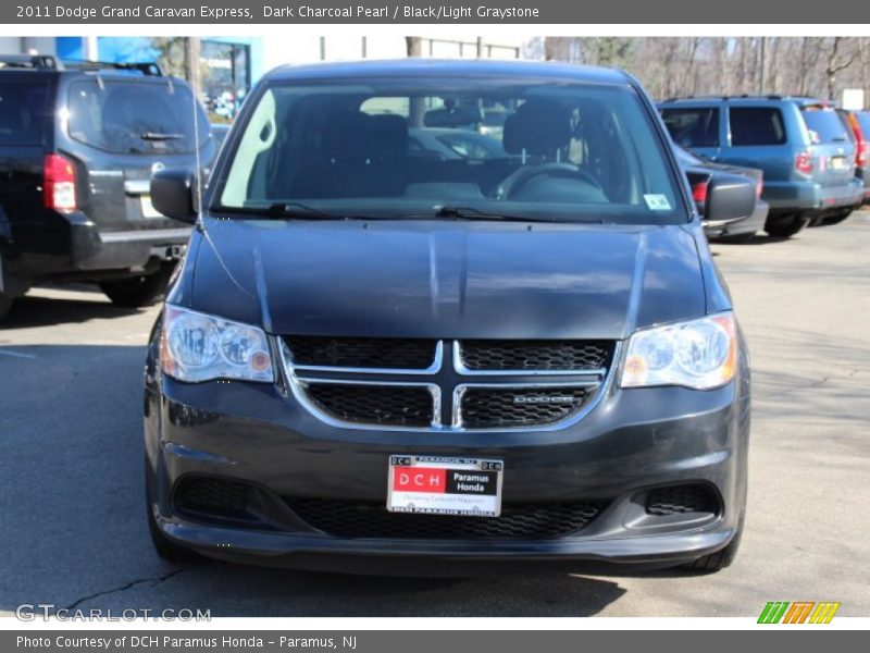 Dark Charcoal Pearl / Black/Light Graystone 2011 Dodge Grand Caravan Express
