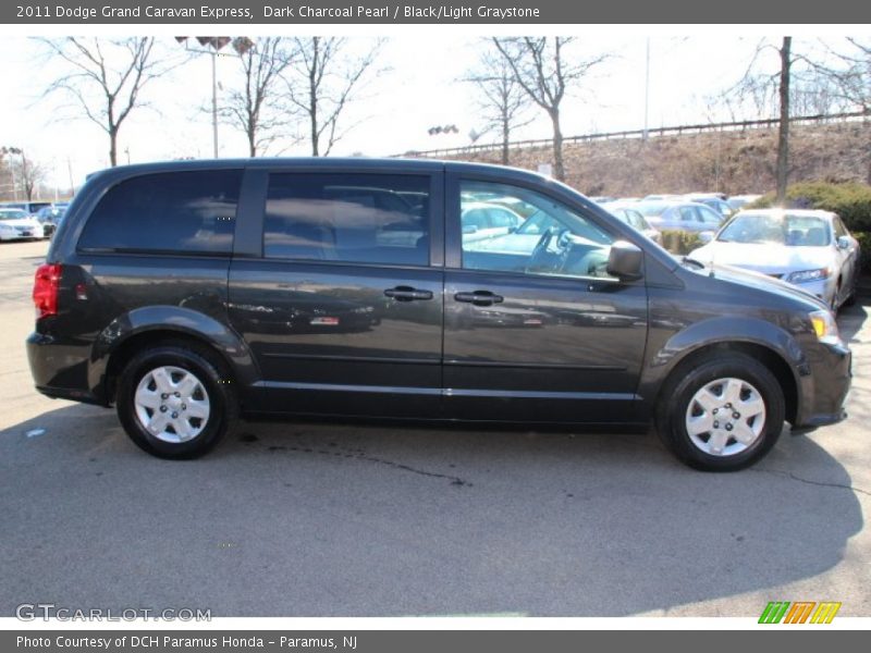 Dark Charcoal Pearl / Black/Light Graystone 2011 Dodge Grand Caravan Express